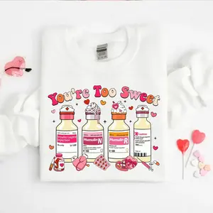 Nurse Valentine's Day Shirt, ER Valentine Shirt, Insulin Diabetes ICU Nurse Valentine, Nurse Shirt, Cute Valentines Shirt For Nurse