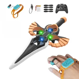 2025 Flying Sword RC Airplane, Gesture Control Airplanes for Kids Adults 8-16, Remote Control Planes with Light, 360° Flip Fighter Jet Toy, Gravity Sensing, Stunt Roll, Gifts for Kids Boys GirlsChristmas Halloween Gifts