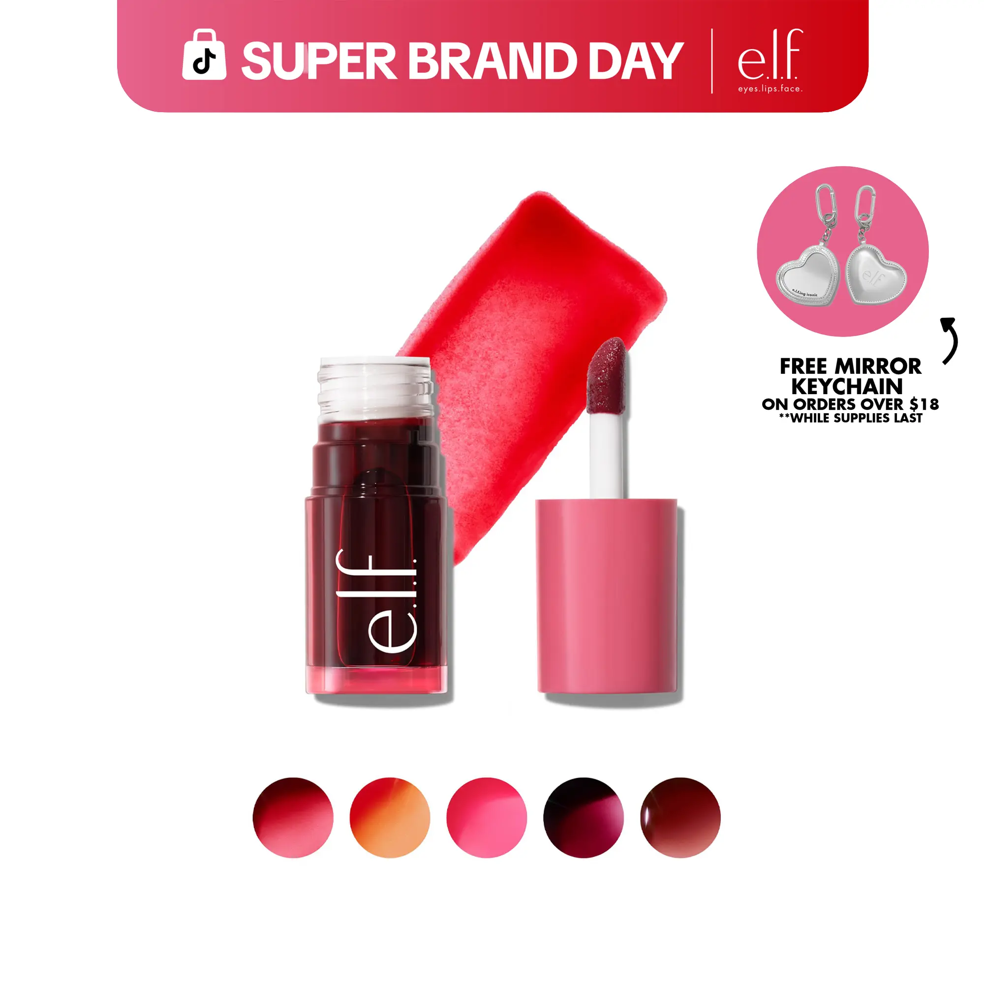 e.l.f. Sheer For It Cosmetic Blush Tint and Lip Stain