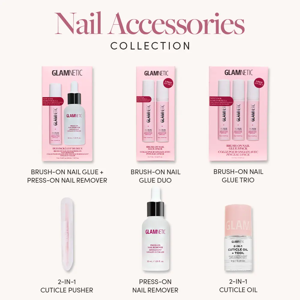 Glamnetic Press On Nail Accessories - Press On Nails Accessory - Multiple Bundles Glamnetic Press On Nail Accessories - Press On Nails Accessory - Multiple Bundles