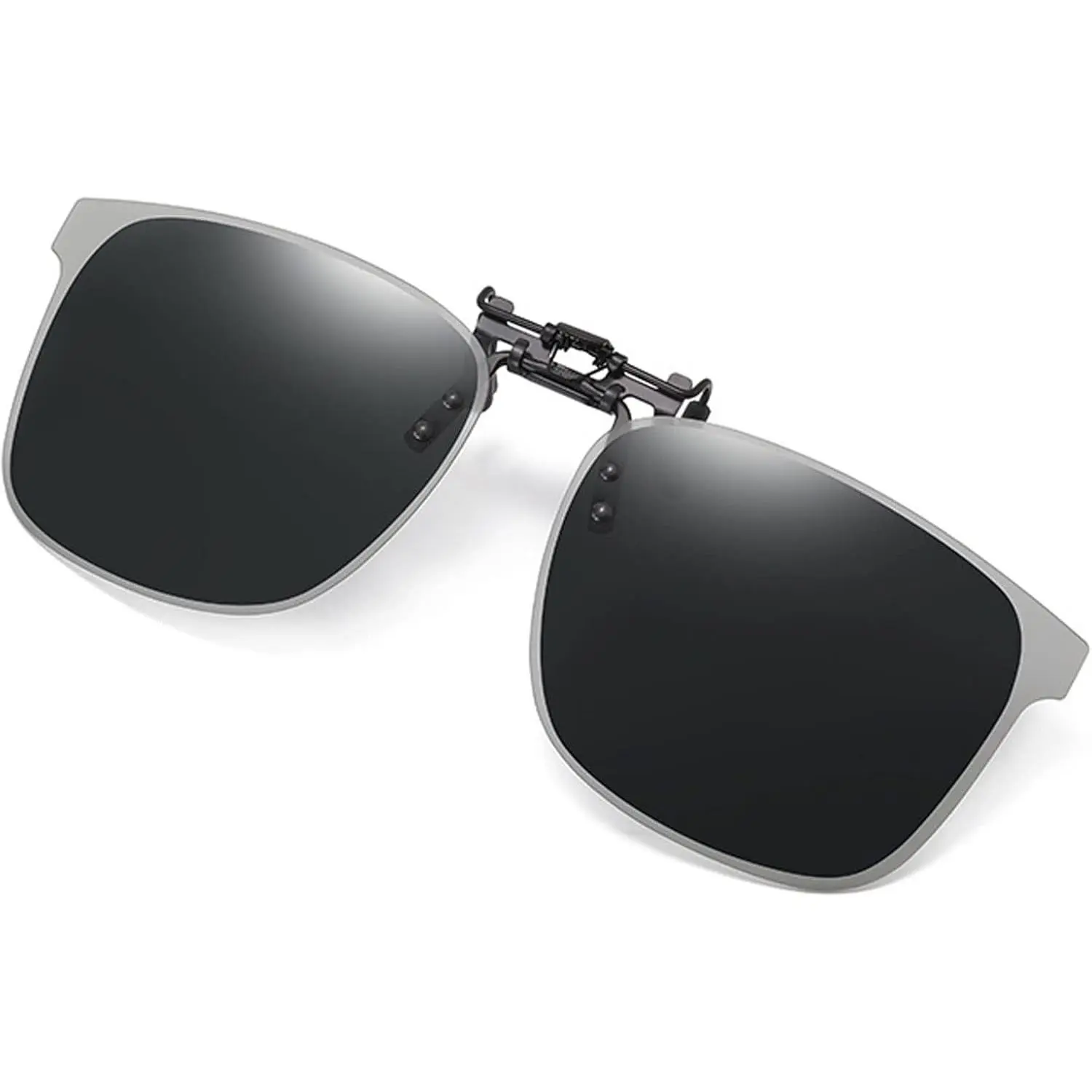 Polarized Clip on Sunglasses over Prescription Glasses Unisex UV400 Anti-glare Lenses