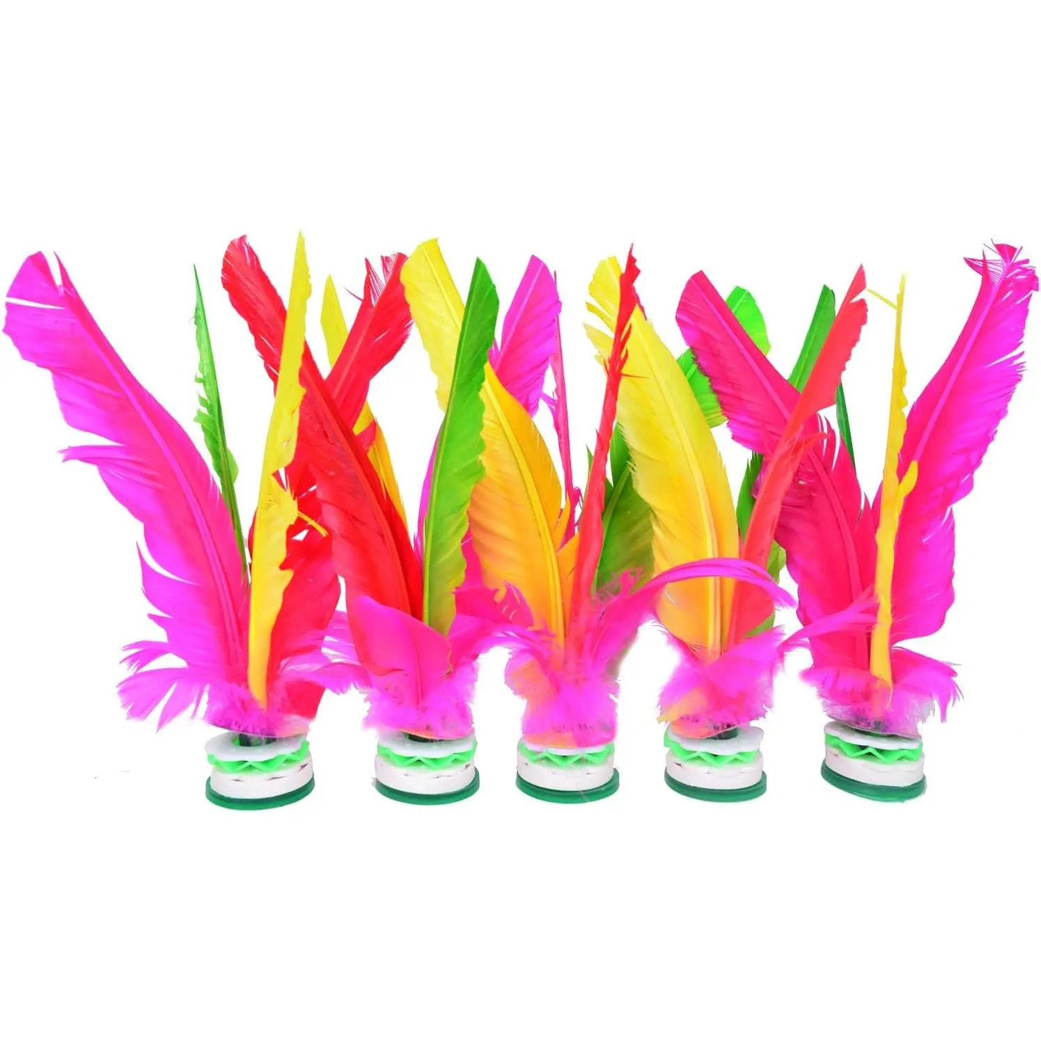 Kick Shuttlecock Chinese Jianzi Colorful Feather Foot Sports Outdoor Game