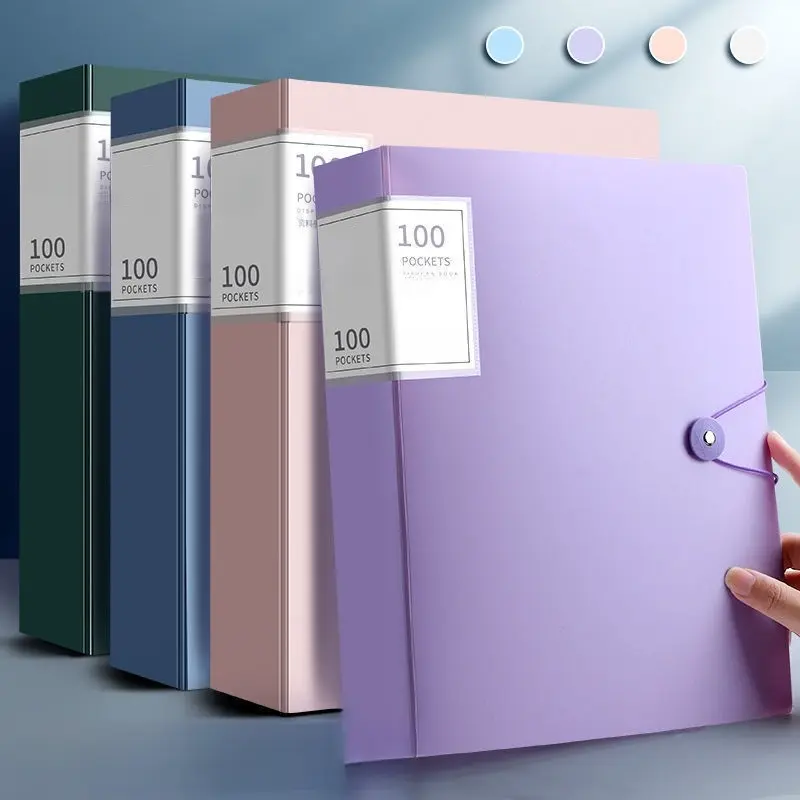 File bag for A4 folders, high transparency and waterproof, suitable for storing A4-sized documents and papers, convenient for storage and organization, an ideal folder for storing family, school, and office documents, Document Holder