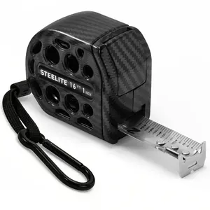 STEELITE Magnetic Tape Measure, Retractable Steel Measuring Tape with Inch & Feet Scale, Anti-Glare Blade, Strong Magnetic Hook, High Standout, Shockproof Case for Construction, Carpentry, DIY (16FT/25FT)