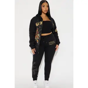 Ed Hardy Deja Vu Tiger Jogger - Black U
