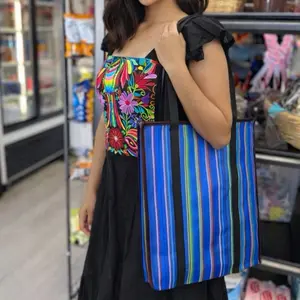 Colorful Mexican Mesh Market Bag – Reusable & Durable