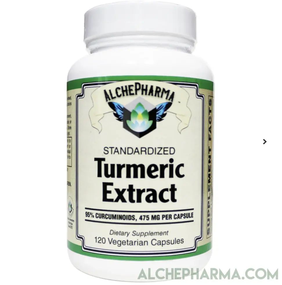 Turmeric 500mg. w/ Sabinsa’s Curcumin C3 Complex Capsules - 120 Veg Caps