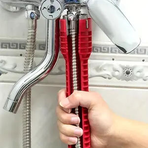Multifunctional Faucet Wrench, Multifunctional Sink Wrench, Portable Faucet Installation Tool, Universal Faucet Repair Tool for Kitchen & Bathroom