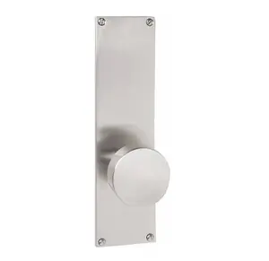 Emtek 8113.CCUS4.KNKUS15 SELECT Passage , Sideplate Locksets Modern Non-Keyed 9" , Conical Stem , Knurled Knob