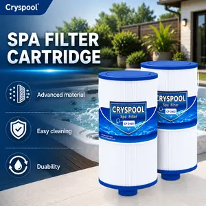 Cryspool 2402, 1 1/2" Finer Thread Spa Filter Cartridge, 2 Pack, Compatible with Watkins FC-2402, 303279(not 303263), Free Flow and Lifesmart Hot Tub Filter