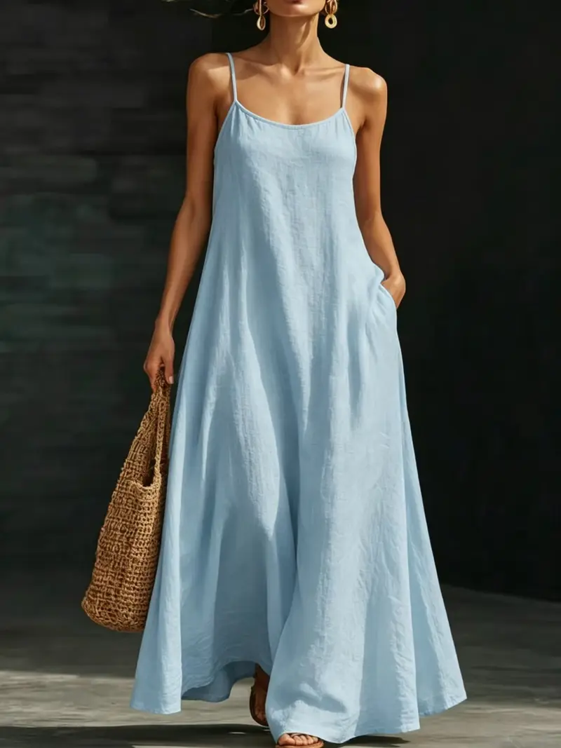 knee length dresses for ladies Off-shoulder A Line Dress main image 1