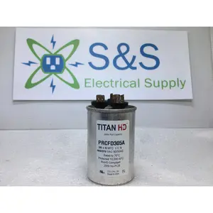 Titan HD PRCFD305A American Made Motor Run Capacitor 30+5uF +/-5% 440/370 VAC