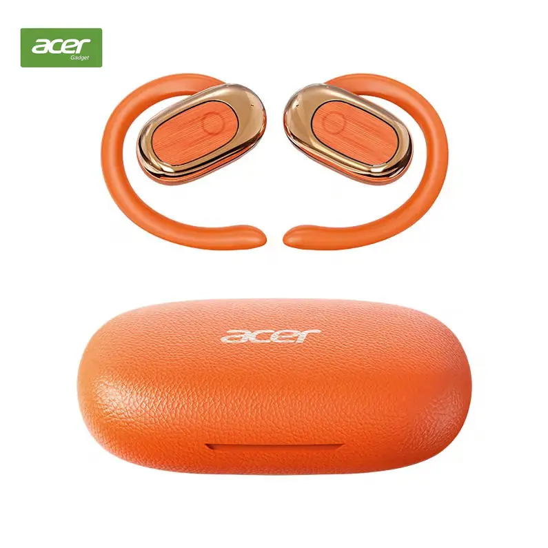 Acer OHR553 Open Ear Wireless Earbuds, Adjustable Ear Hooks, Bluetooth 6.0 With Spatial Surround Sound, Crisp Clear Audio, LED Power Display, Long Standby, Touch Control, Type-C Fast Charging for Sports & Daily Use