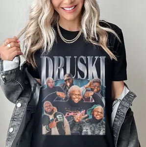 Vintage Druski Homemage T Shirt, Meme Graphic Tee, Trending Tops, Viral Comedian Unisex Tee, Shirt For Men Women