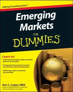 USED Book - Emerging Markets for Dummies by Ann C. Logue (Paperback) - english