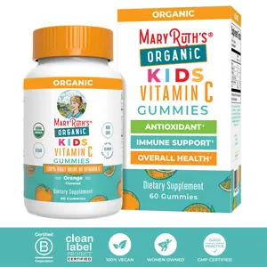 MaryRuth's Organic Kids Vitamin C Gummies - Supplement for Immune Support & Overall Health - Antioxidant - USDA Organic - Vegan - Non-GMO -60 Servings