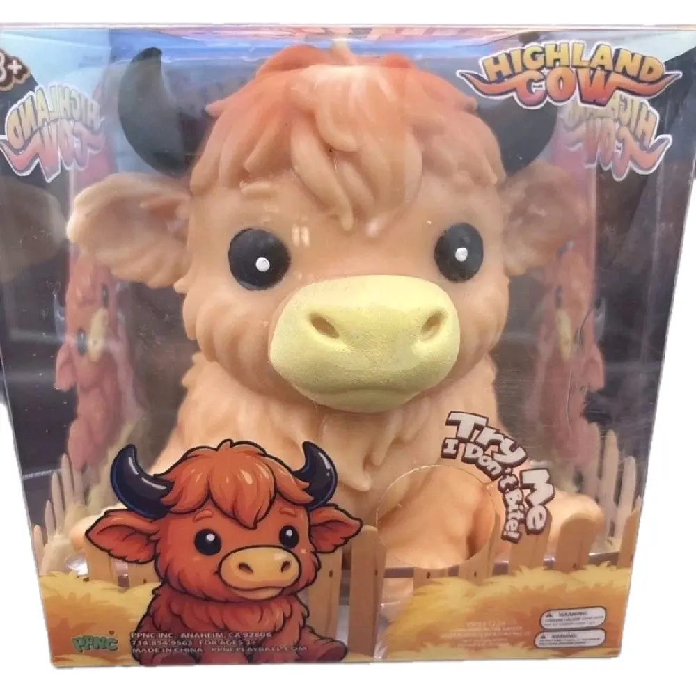 Authentic PPNC Jumbo Highland Cow Squishy