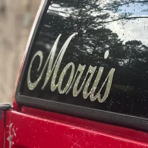 Last name CUSTOM decal
