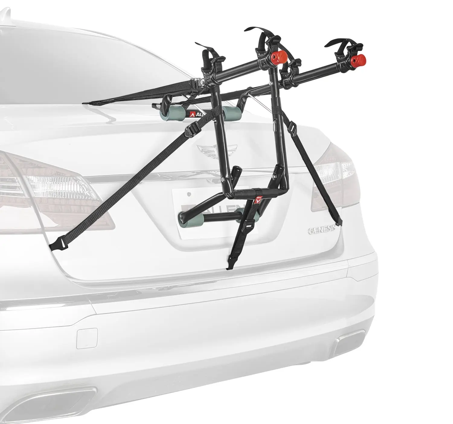 2-Bicycle Trunk Mounted Bike Rack Carrier, model 102DN, 35 lbs per bike capacity
