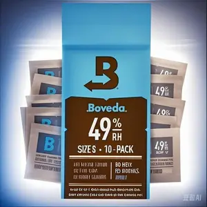 49% Humidity Control Packs for Small Instruments – Two-Way Moisture Protection – Size 8 Hydration Packets (10 Pack) – Reusable Resealable Bag – Ideal for Woodwind & Case Storage