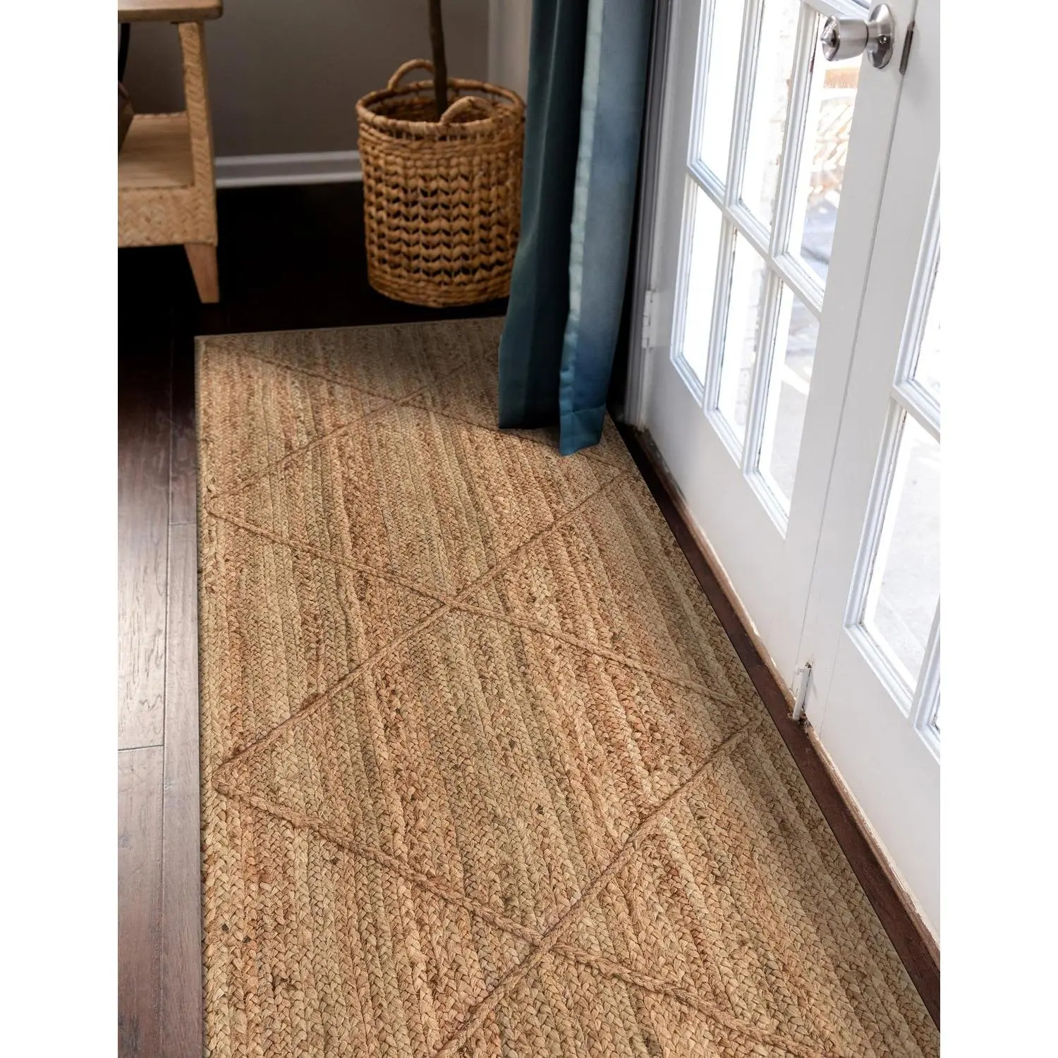 Natural Braided Jute Rug