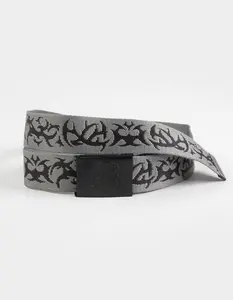 SANTA CRUZ Opus Dot Mens Web Belt, Gray Combo