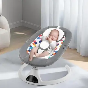 Baby Swing, Electric Swing for Infants with 180° Rotating Seat, 6 Soothing Sway Motions & 4 Speeds, Remote & Touchscreen