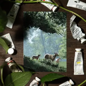 "Between Shadow and Meadow" Art Print