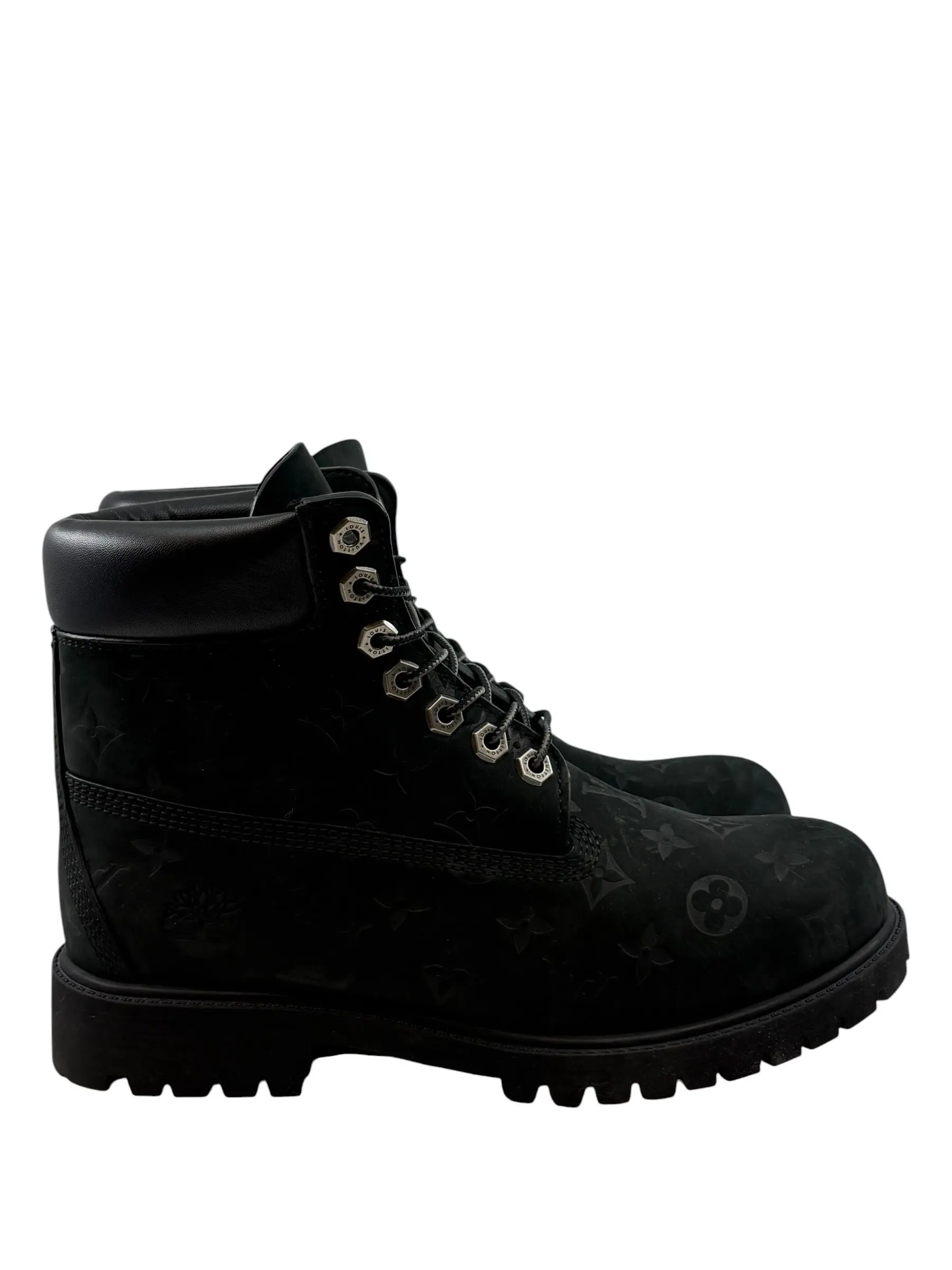 Louis Vuitton Timberland 6" Ankle Boot Black Monogram - Lightly Worn