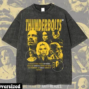 Thunderbolts TShirt Yelena Belova Thunderbolts Shirt Bucky Barnes Mcu Movie Shirt Winter Soldier Tee 45762 2408