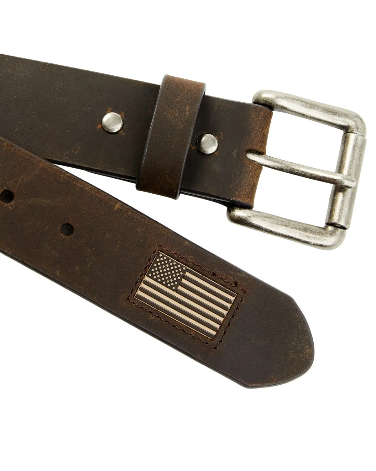 Hawx Men's Men'S Flag Tip Casual Leather Belt - Hxafa22bt3