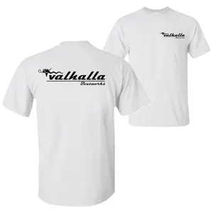Valhalla Boats T-Shirt, Viking Offshore Boat Graphic Tee, Cotton Shirt for Fishing Enthusiasts, Gift for Outdoor & Adventure Lovers, Sportfishing Boat Apparel