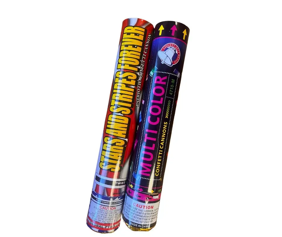 Stars & Stripes and Rainbow Confetti Cannon