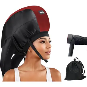 Large Bonnet Hooded Dryer Attachment, Ideal Hair Diffuser for Curly Hair, Your Ultimate Solution - Spacious Capacity Blow Dryer Cap for Rapid Styling of Curls