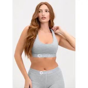 Modal - Light Heather - Light Heather | Womens Sports Bra