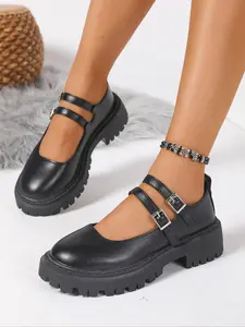 Elegant Women's Mary Jane Shoes, Comfortable Fashion Design, Perfect for Daily Wear & Special Occasions, Stylish Footwear for Ladies, Womens Shoes
