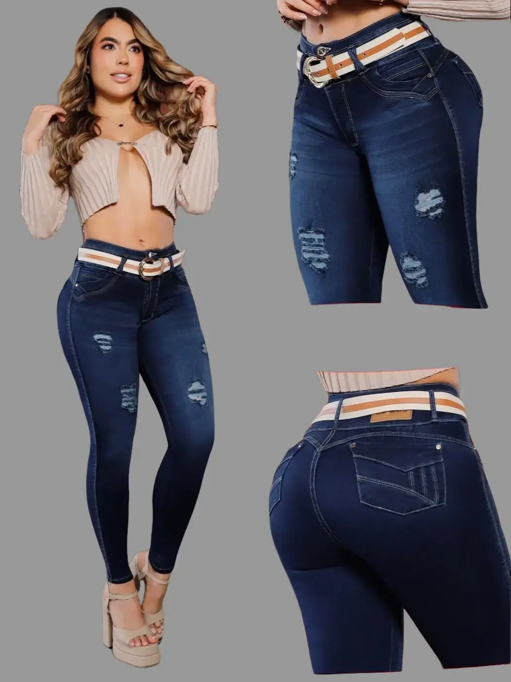 COLOMBIAN BONBONUP WOMAN'S JEANS BUTT LIFTER COLOMBIAN BONBONUP WOMAN'S JEANS BUTT LIFTER