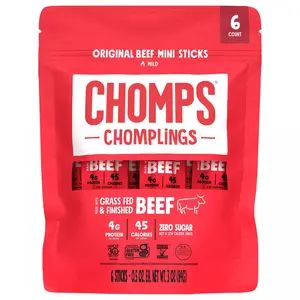 Chomps Chomplings Original Beef Mini Sticks