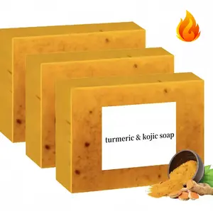 3PCS Lemon Turmeric Soap Lemon Soap Bar Turmeric Soap Natural Skincare Soap Set Radiant Glow Bar