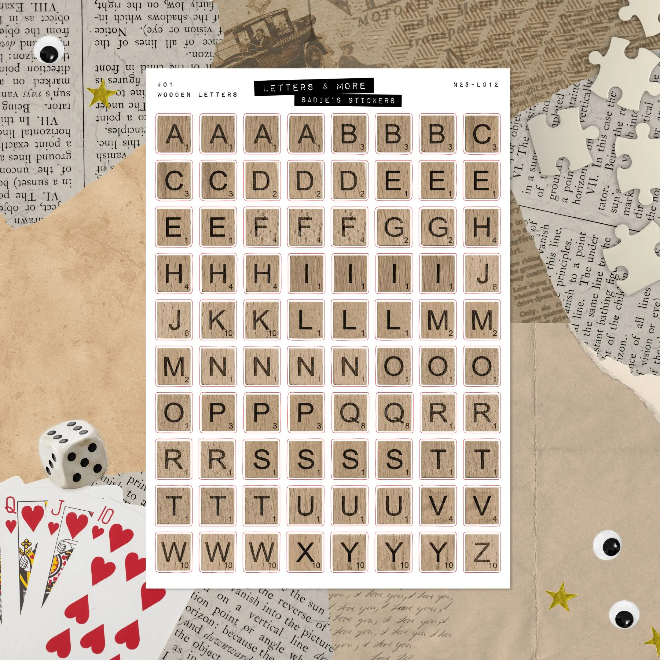 Wooden Tile Letters • Letters & More Wooden Tile Letters • Letters & More
