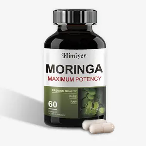 HIMIYER Organic Moringa 800mg x2 Daily nutrient Dose Fast-Absorbing Immune & Gut Support Antioxidant-Rich Energy Boost, Vegan Capsules, Non-GMO, 60 Caps