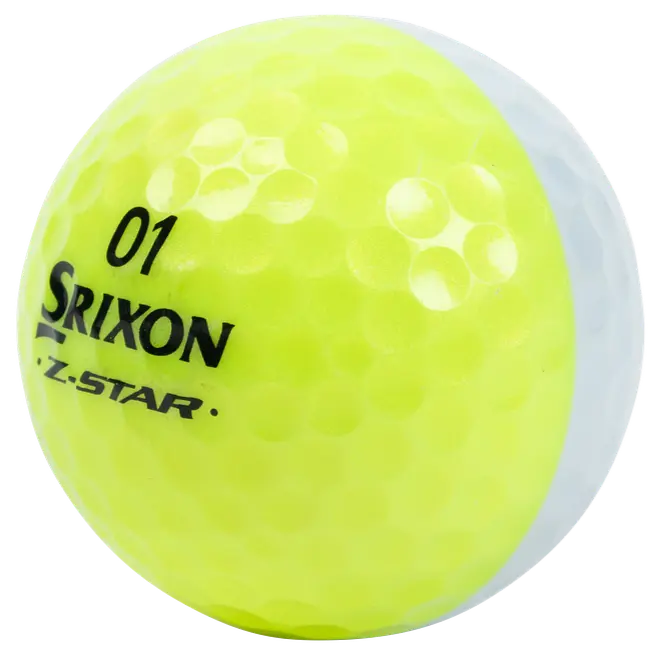 Srixon Z-Star Divide Mix Golf Balls - 1 Dozen Soft Golf Equipment with 50/50 Visual, Explosive Distance Off Tee, Precision Play, Spin Feedback