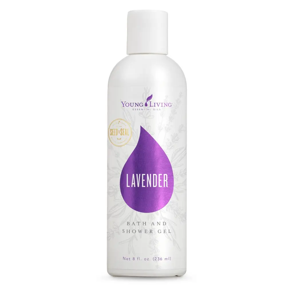 Young Living Lavender Bath & Shower Gel – Lavender Essential Oil Infused Body Wash, Gentle Cleansing, Rich Lather