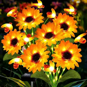 Sunflower Solar Lantern, Outdoor Landscape Lights, Outdoor Decorative Light, Waterproof Decking & Patio Lighting, Garden Decor, Halloween, Christmas, Wedding Gift