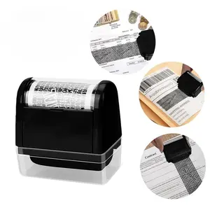 1pc Privacy Protection Security Roller Stamp, Address and Billing Information Masker, Essential for Home and Office Mailing, Durable, Office Supplies