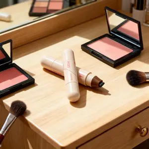 Rotating Eyeliner Stamp Pen Dual-Head Design with Wing Stamp Quick-Dry Long-Lasting Smudge-Proof for Easy Cat Eye Sharp Winged Lines All-Day Makeup Wear