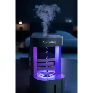 Aeverdrop Anti Gravity Humidifier Aesthetic Room Decor Mist Diffuser Bedroom Ambiance Cool Mist USB Humidifier Sleep Aid Desk Humidifier