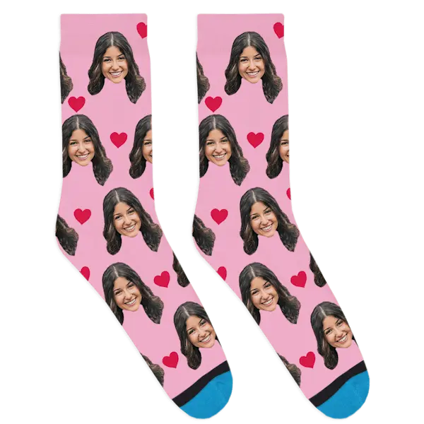 Custom Valentines Socks - Upload Your Photo