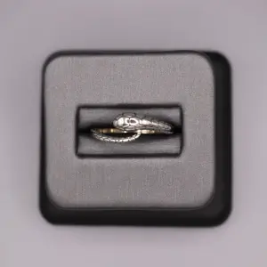 Sterling Silver Plain Ring - Snake Design