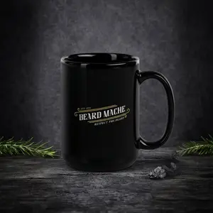 BeardMache “Respect The Beard” Premium Coffee Mug